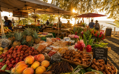 Le marché du samedi de Saint-Leu : immersion dans la vie locale réunionnaise